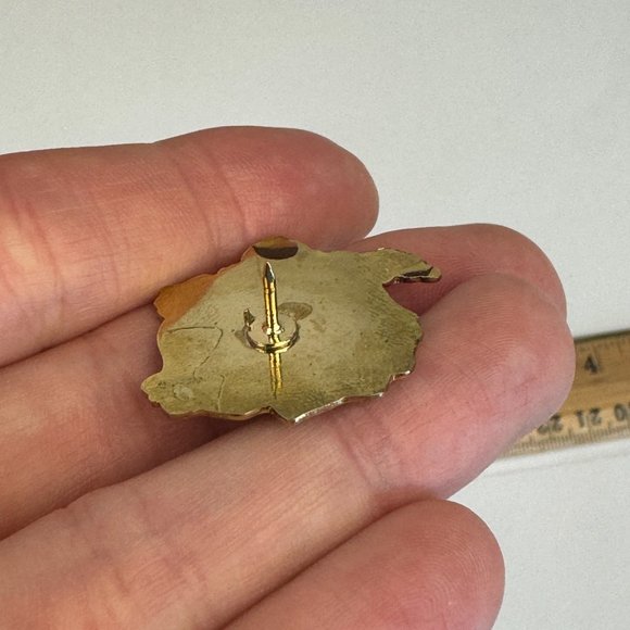 Vtg 1996 80 year Anniversary San Diego Zoo Enamel Pin Polar Bear Purple Gold - Picture 7 of 9